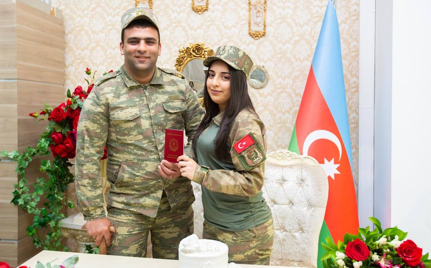 Vətən müharibəsi iştirakçıları ailə qurdu