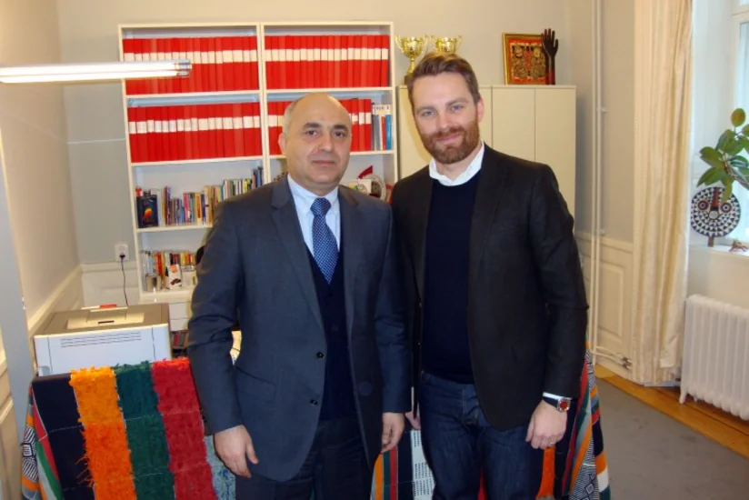 İsveç Solçu Partiyasının lideri Azərbaycan reallıqları barədə məlumatlandırılıb