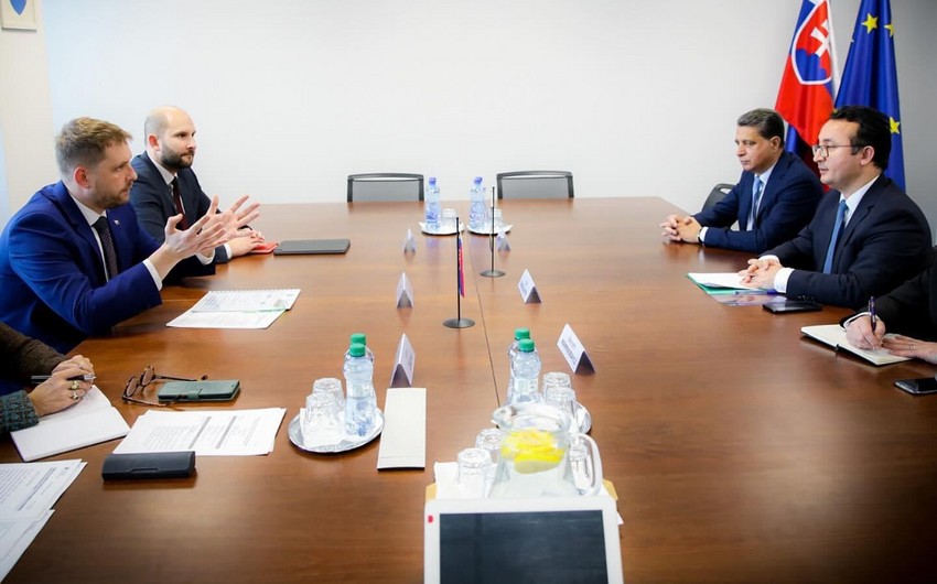 Slovakiyanın İqtisadiyyat Nazirliyinin birinci dövlət katibi Bakıda nazirlərin görüşlərində iştirak edəcək