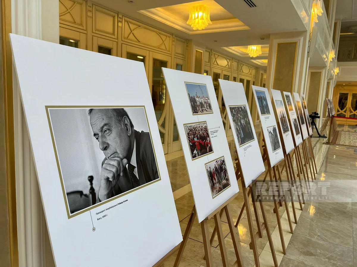 Rusiya Federasiya Şurasında Heydər Əliyevin 100 illik yubileyinə həsr olunan sərgi açılıb