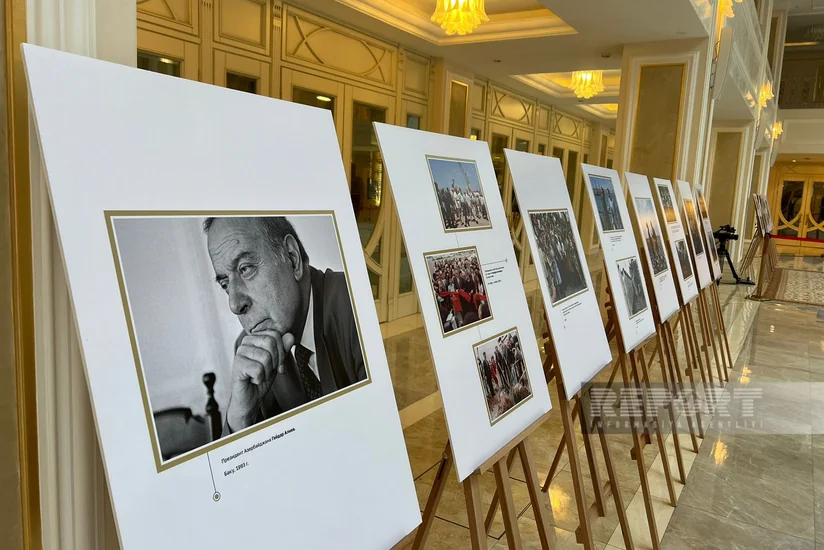 Rusiya Federasiya Şurasında Heydər Əliyevin 100 illik yubileyinə həsr olunan sərgi açılıb