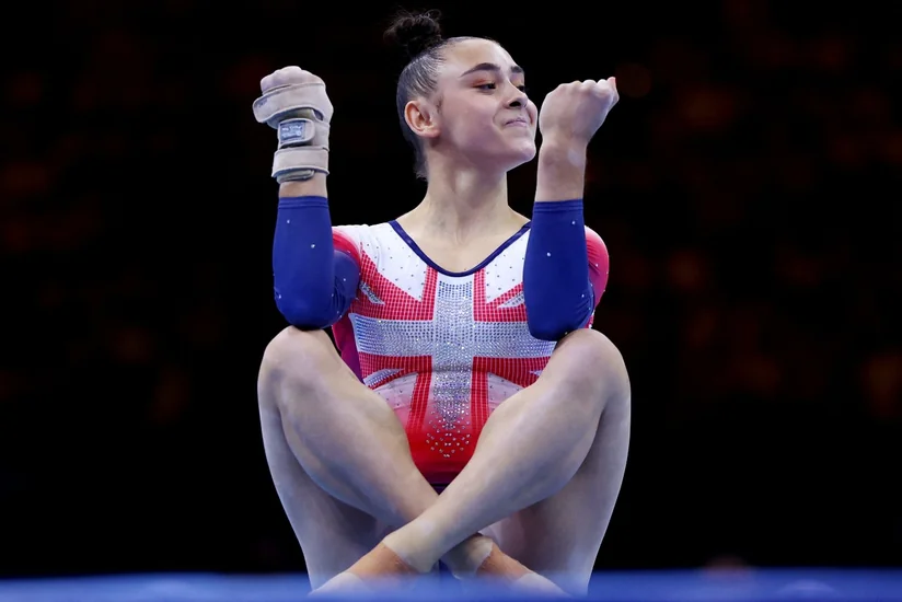 Azerbaijani gymnast representing UK claims second European gold