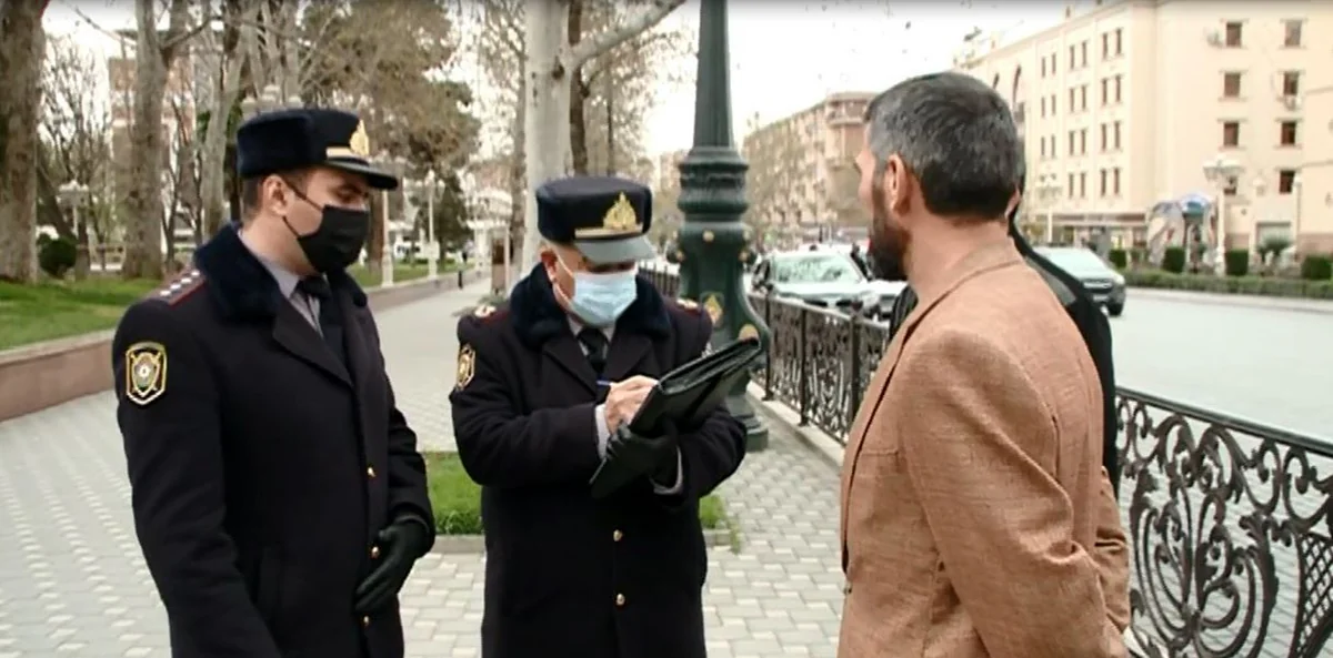 Gəncədə karantin rejimini pozan şəxslərə protokol tərtib edildi