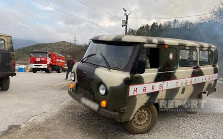 Şuşada erməni təxribatı nəticəsində yaralanan hərbçilərimiz Laçın yolu vasitəsilə təxliyə olunub