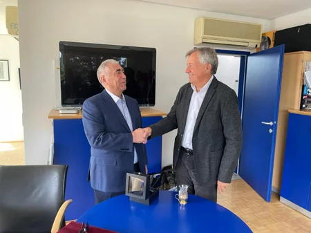 Saleh Məmmədov Avstriyada EHF rəhbərliyi ilə görüşüb