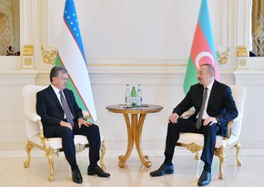 Uzbek leader congratulates President Ilham Aliyev
