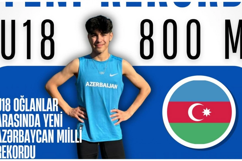 Azərbaycan atleti Balkan çempionatında ölkə rekordunu yeniləyib