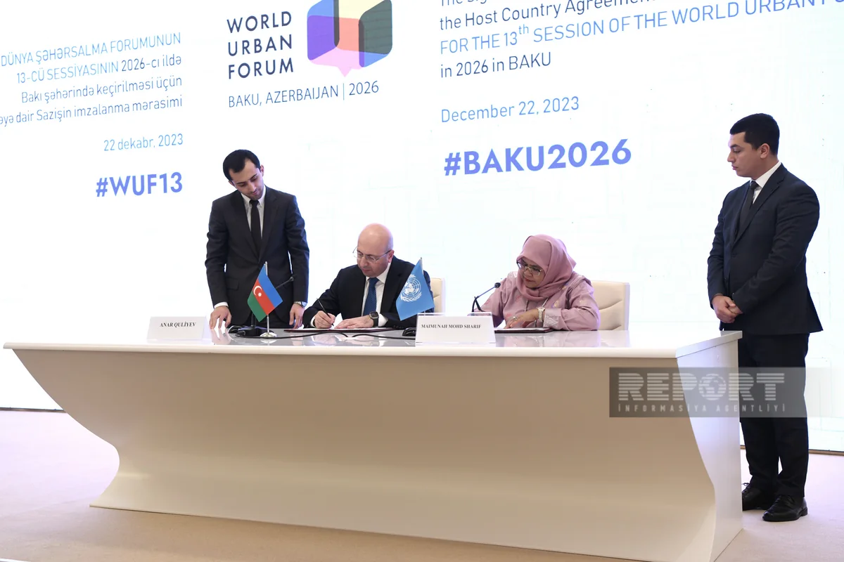 Baku to host 13th session of World Urban Forum