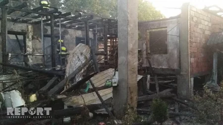 В Гахе сгорел дом - ОБНОВЛЕНО