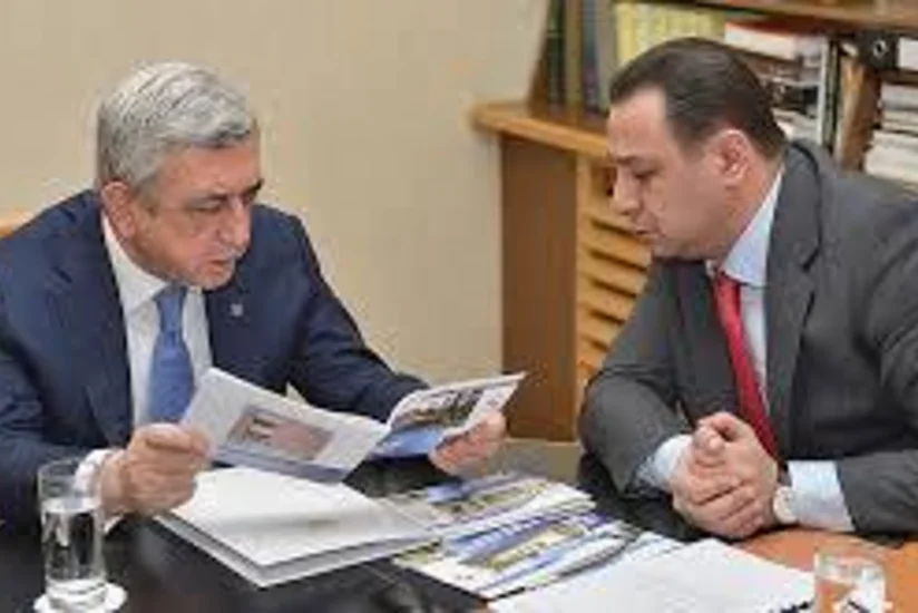 Ermənistan prezidentinin rəhbərlik etdiyi fondun direktoru tutulub