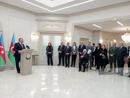 Türkiyədə vəqf sədrinə “Heydər Əliyevin 100 illiyi” yubiley medalı təqdim olunub