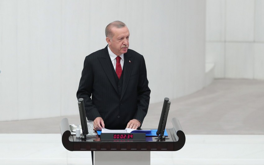 Türkiyə Prezidenti: Qarabağ zəfərini həzm edə bilmirlər