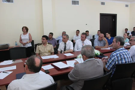 ​Ekologiya İdarəsində rəhbər heyətin mülki müdafiə məşqi keçirilib