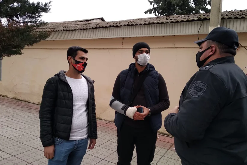 Xaçmazda tibbi maskadan istifadə etməyən şəxslər cərimələnib