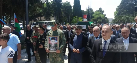 Sumqayıtda Birinci Qarabağ müharibəsinin şəhidi Elməddin Abbasov dəfn edilib - YENİLƏNİB