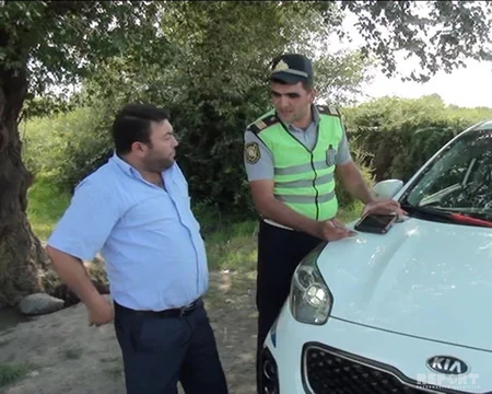 ГДП провела рейды в Евлахе, оштрафовано 20 водителей - ВИДЕО