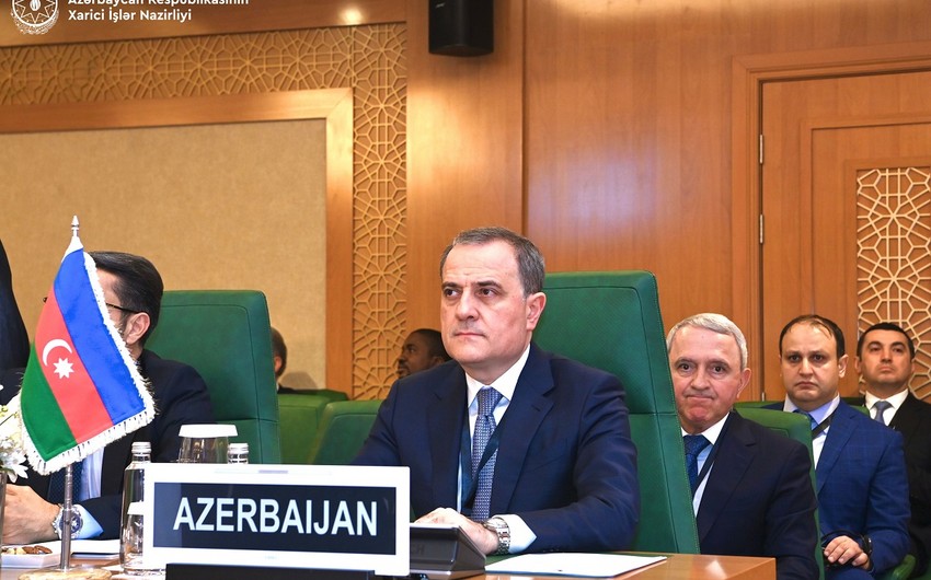 FM Bayramov speaks about Azerbaijan's stance regarding Palestine and Syria