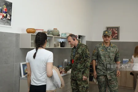 Diplomats and military attachés visit Gilabi Ceramics creative center in Lachin