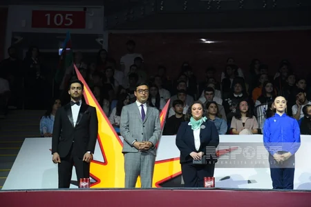 Bakıda bədii gimnastika üzrə Avropa çempionatının təntənəli açılış mərasimi olub