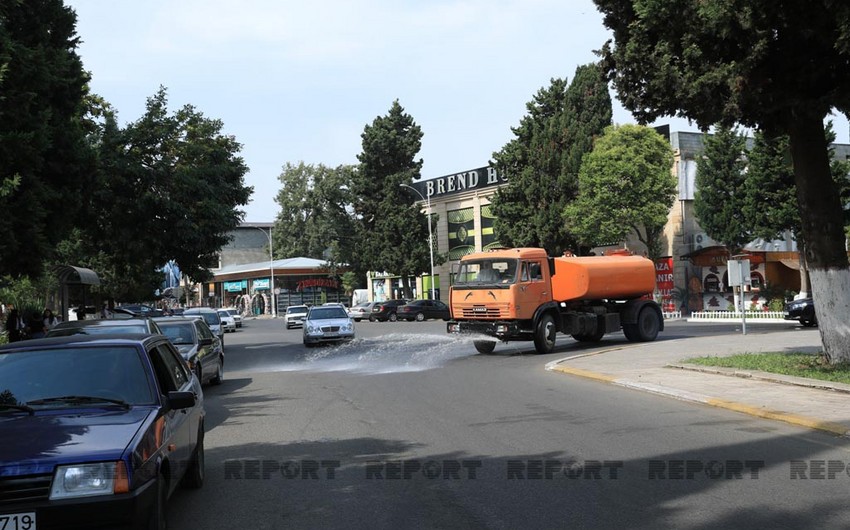 Lənkəranda  dezinfeksiya işləri aparılır