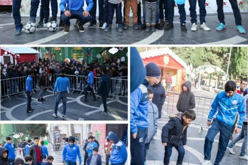 Beynəlxalq Bank uşaqların “İnter” klubunun futbolçuları ilə idman yarışını təşkil edib