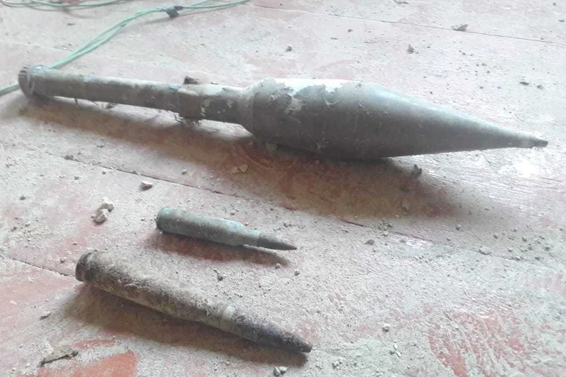 ANAMA tərəfindən 3 ədəd partlamış hərbi sursat aşkarlanıb