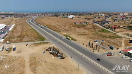 Pirşağı-Xırdalan-Novxanı yolunda yeni yerüstü piyada keçidi inşa olunur