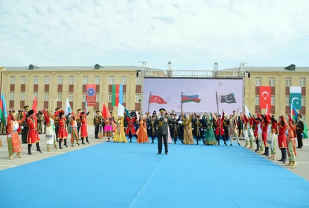 Solemn opening of 'Three Brothers - 2021' international exercises held in Baku