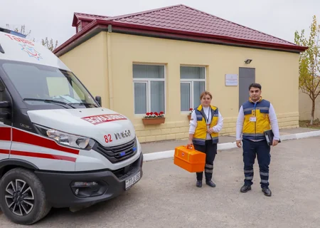 Zabratda yeni təcili tibbi yardım stansiyası istifadəyə verilib