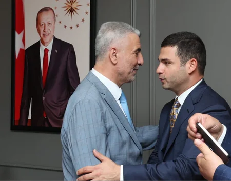 Orxan Məmmədov Türkiyənin ticarət naziri ilə görüşüb