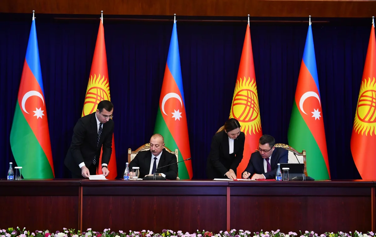 Azerbaijan, Kyrgyzstan sign documents