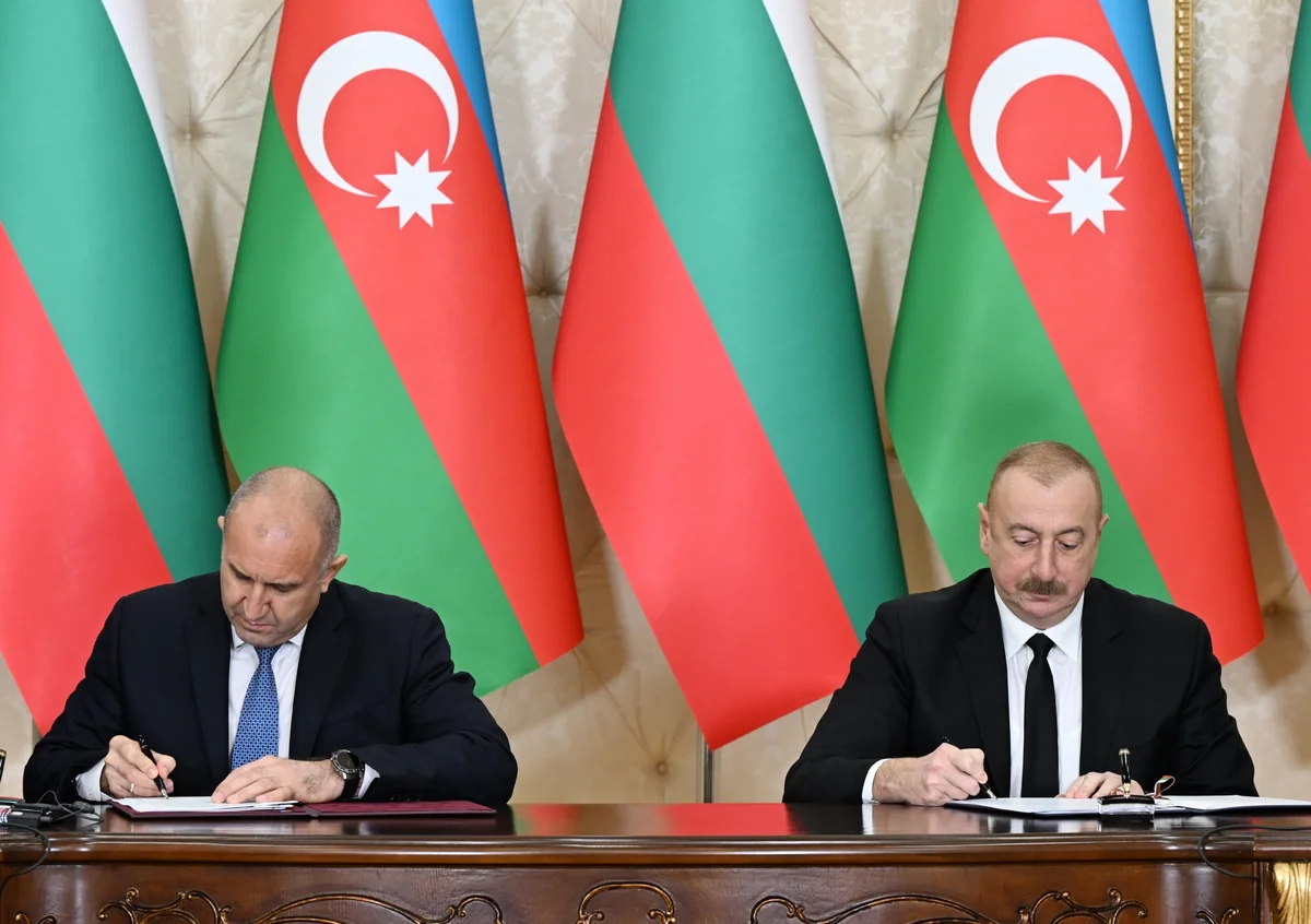 Azərbaycanla Bolqarıstan arasında dörd sənəd imzalanıb - YENİLƏNİB
