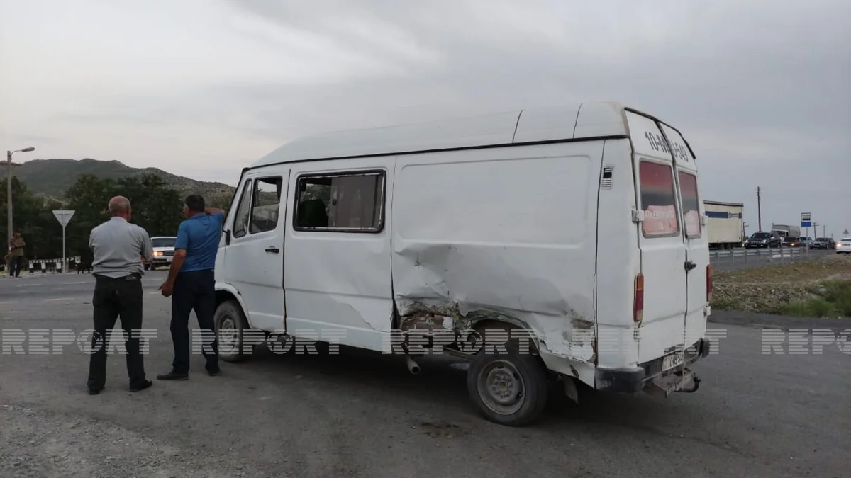 ДТП в Шеки, есть пострадавшие