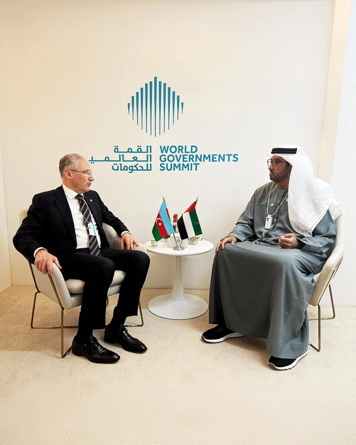 Muxtar Babayev COP28-in prezidenti ilə iqlim sahəsində əməkdaşlığı müzakirə edib