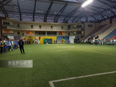 Ulu Öndərin xatirəsinə həsr olunan minifutbol turnirinin açılış mərasimi keçirilib