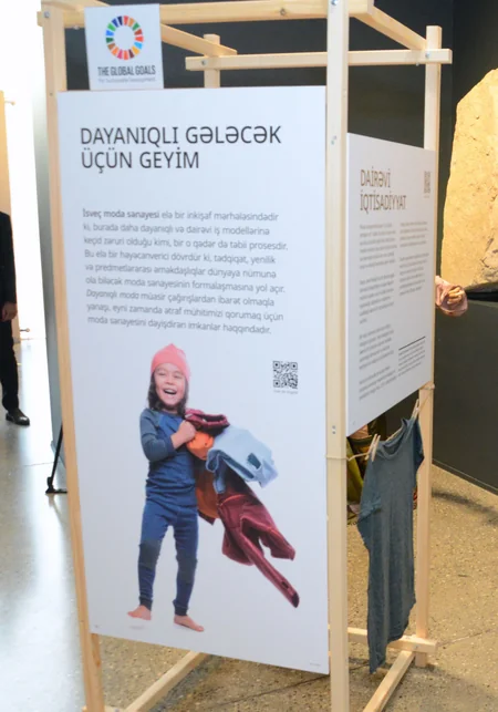 Dayanıqlı moda: Tekstilin gələcəyi” adlı sərginin açılışı olub