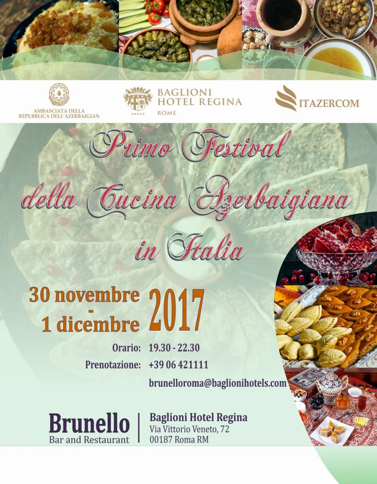Italy to host First Azerbaijani Cuisine Festival