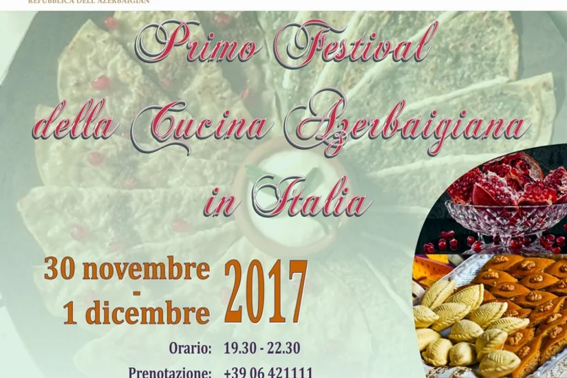 Italy to host First Azerbaijani Cuisine Festival