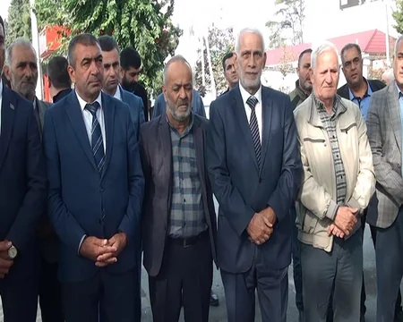 Göyçayda şəhidin xatirəsinə tikilmiş bulaq kompleksinin açılışı olub