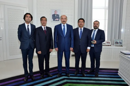 Nazir Balakişi Qasımova “Tərəqqi” medalını təqdim edib