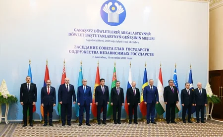 Prezident İlham Əliyev Aşqabadda MDB Dövlət Başçıları Şurasının iclasında çıxış edib - YENİLƏNİB-3 - FOTO