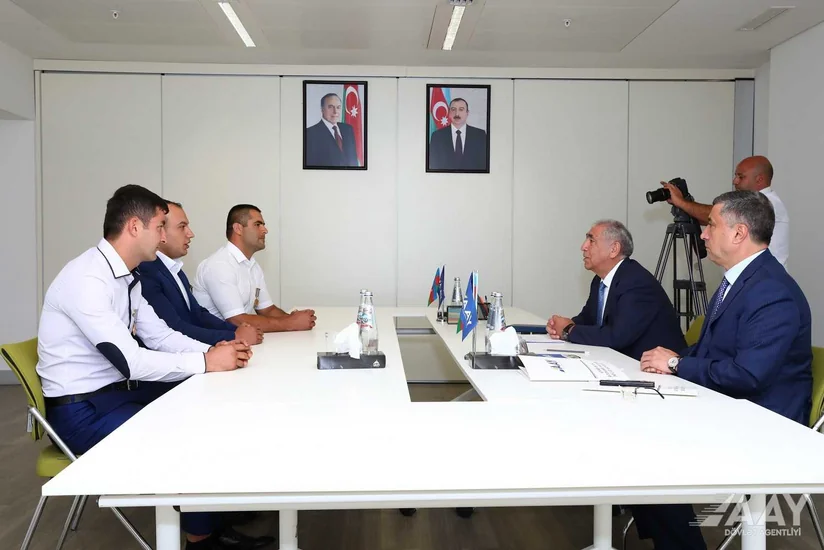 Saleh Məmmədov Qaxda vətəndaşları qəbul edib