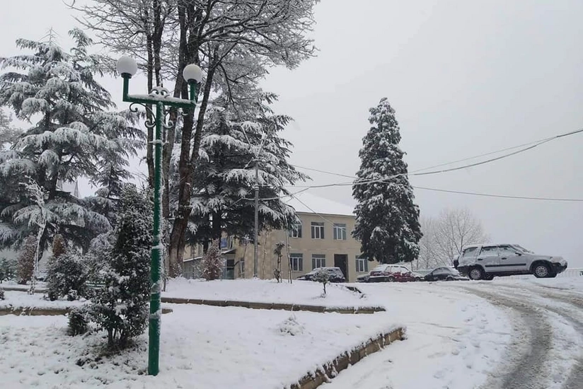 Сильный снегопад вызвал ряд проблем в Грузии