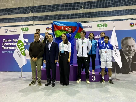 Türkdilli Dövlətlərin beynəlxalq badminton turnirinin qalibləri müəyyənləşib