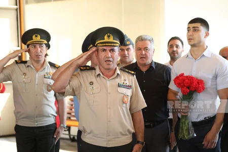 Milli Qəhrəman İlqar Mirzəyevin məzarı ziyarət olunub