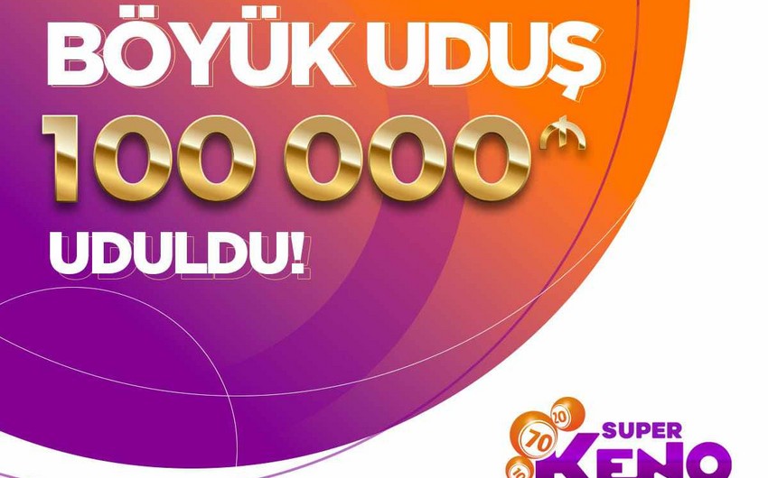 “Super Keno” 100 000 manat qazandırdı