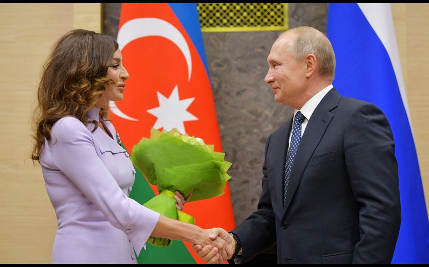 Putin Azərbaycanın Birinci vitse-prezidentini təbrik etdi