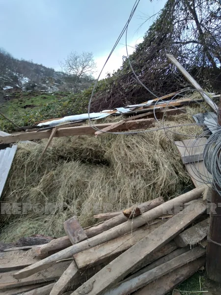 Dövlət orqanları Lerikdəki torpaq sürüşməsinin digər evlər üçün təhlükəsini araşdırır