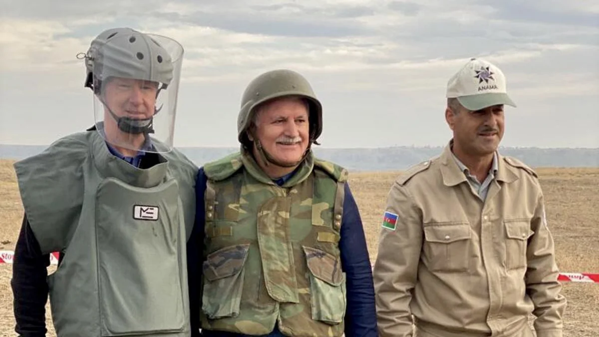 UK Ambassador gets acquainted with demining works in Azerbaijan's Tartar