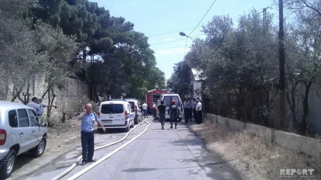 Zığ şosesində baş verən yanğın söndürülüb - FOTO - VİDEO - YENİLƏNİB-4